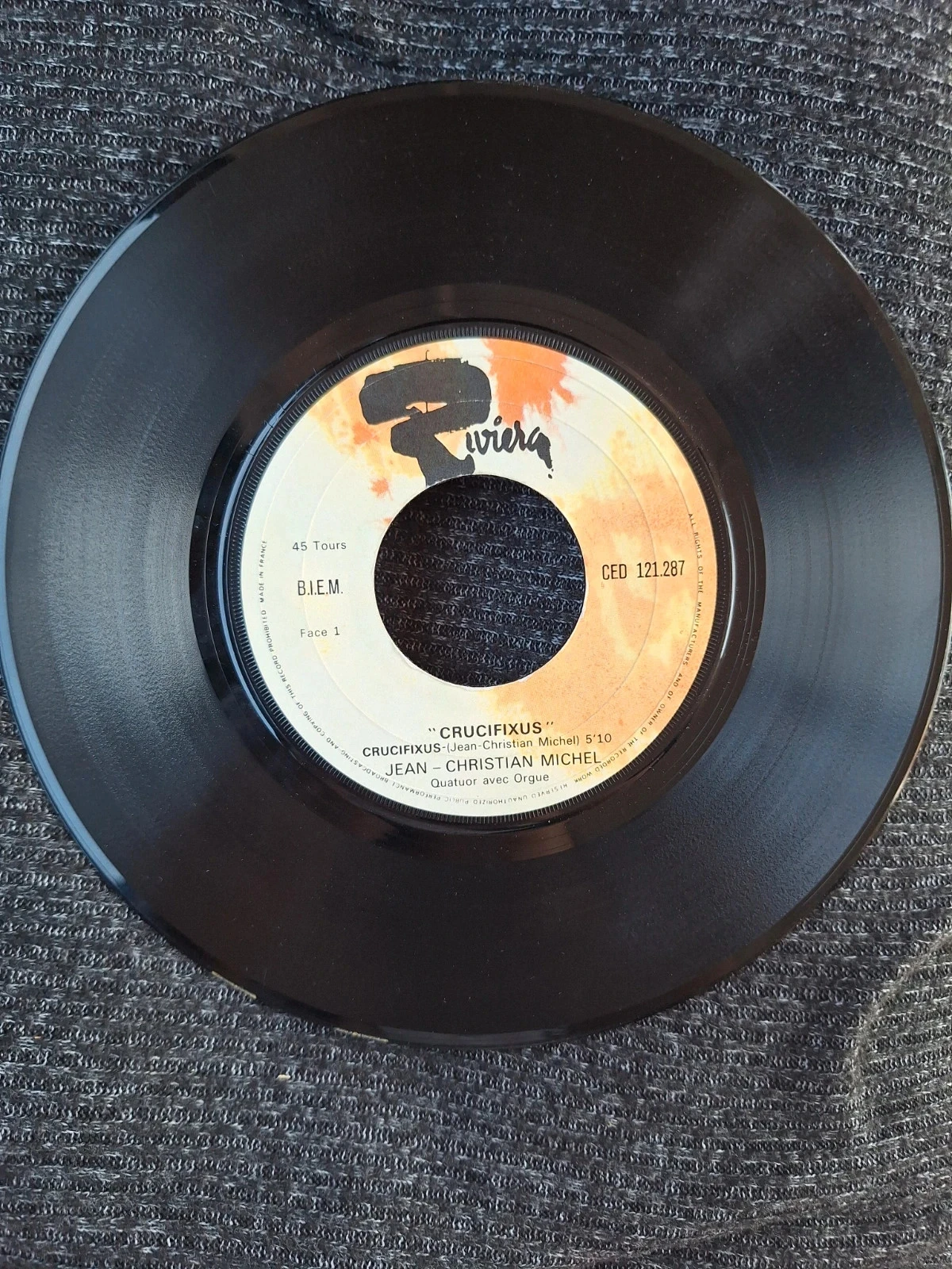 Disco de vinil 45T Jean Christian Michel Quatuor – photo 3